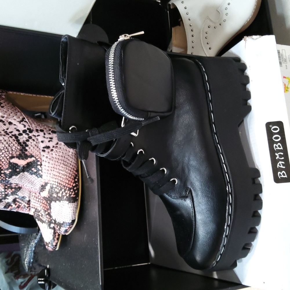 Bamboo combat boots